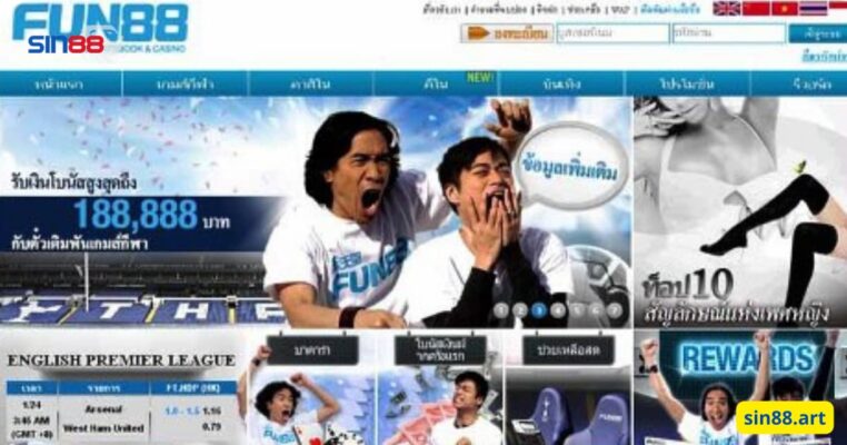 Những trang web game nổ hũ uy tín mà bạn nên tìm hiểu 4 Fun88 - Trang web game nổ hũ rút tiền thật